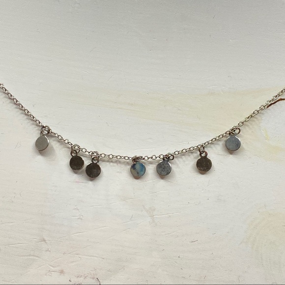 !!SILVER dangly choker (great condition) - Picture 3 of 3